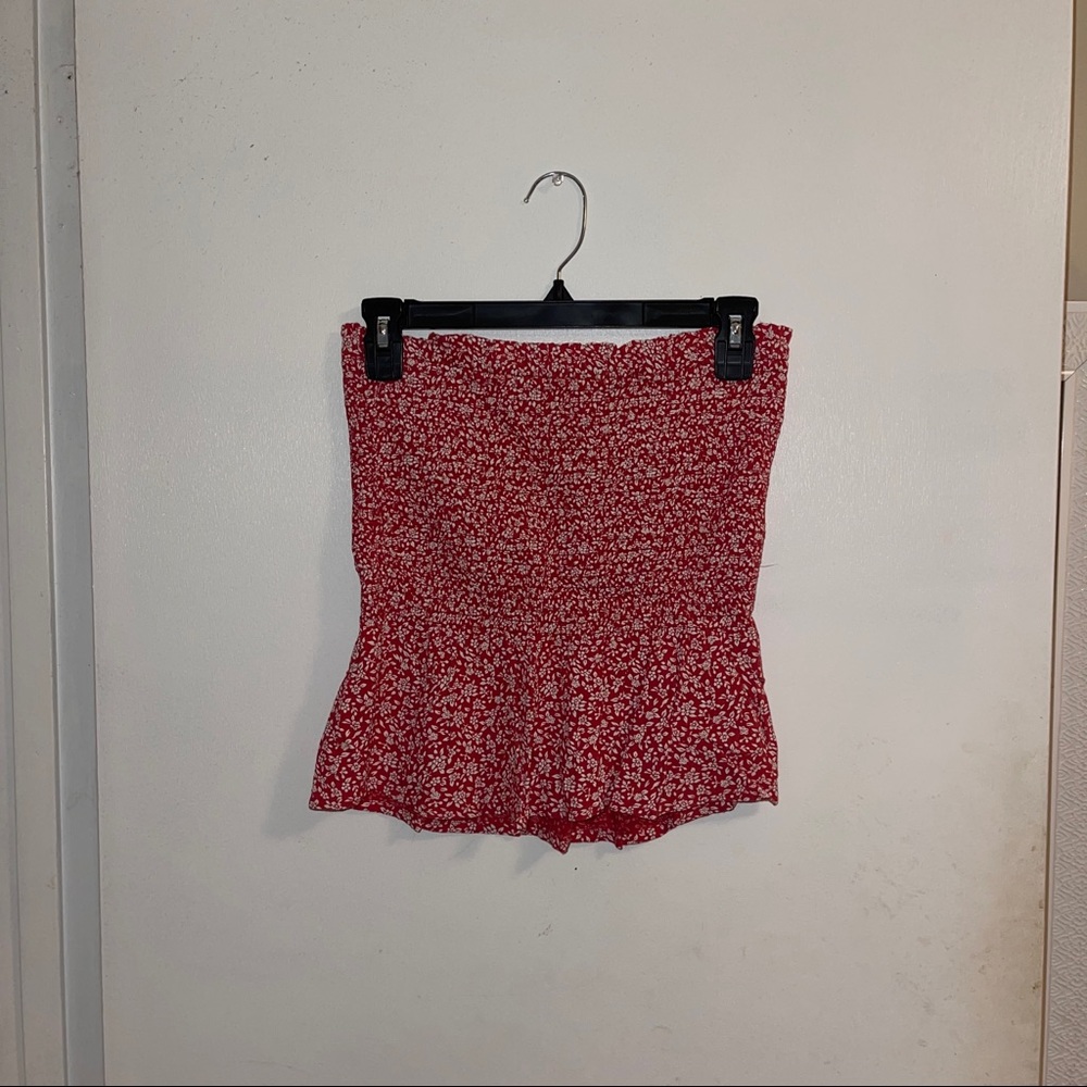 american eagle smocked tube top